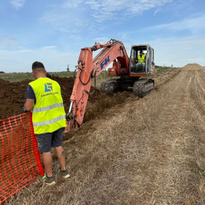 Movimento Terra: Realizzazione Cavidotti per la Linea Elettrica